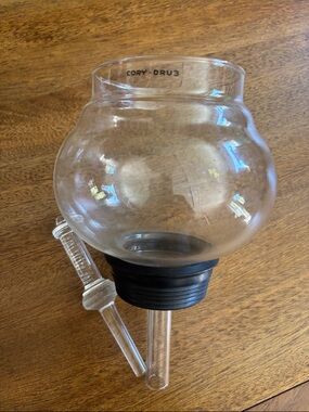 Clear Glass Globe Attachment with Rubber Grommet - CORY DRU3